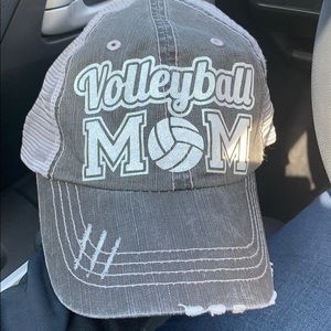 NWOT distressed Volleyball Mom Hat